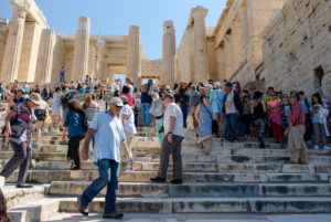Visitation at the Acropolis in Athens, Greece Visitation at the Acropolis in Athens, Greece