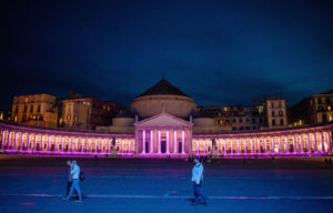 Piazza del Plebiscito in Neapel, Italien Piazza del Plebiscito in Neapel, Italien