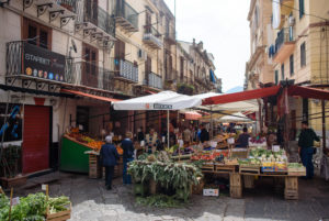 Market in Palermo, Sicily Market in Palermo, Sicily