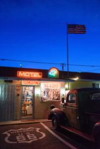 Motel on Route 66 in California, USA Motel on Route 66 in California, USA