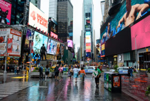 On Times Square in New York City, USA On Times Square in New York City, USA