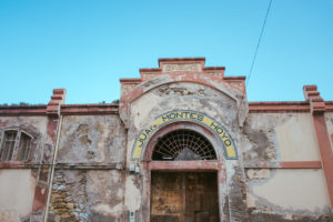House facade in the Spanish exclave of Melilla, House facade in the Spanish exclave of Melilla,