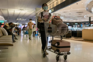 Bangkok Airport during the Corona Pandemic Bangkok Airport during the Corona Pandemic