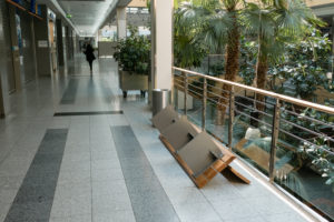 At the mall during the Covid19 crisis. At the mall during the Covid19 crisis.