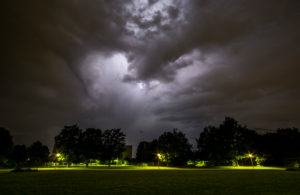 Long time exposure, storm, flash Long time exposure, storm, flash