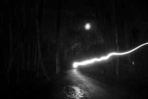 time exposure, beam of light at night, Germany time exposure, beam of light at night, Germany