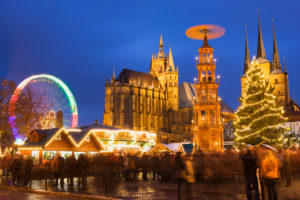 Germany, Thuringia, Erfurt, Christmas Market in Cathedral Square Germany, Thuringia, Erfurt, Christmas Market in Cathedral Square