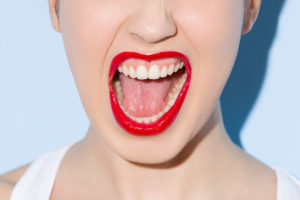 Young woman, face, detail, mouth, shouting, close-up, Young woman, face, detail, mouth, shouting, close-up,