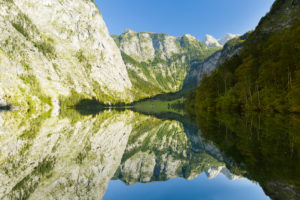 Berchtesgaden, Alps, Fischunkelalm, Obersee, reflection, Röth, Teufelshörner Berchtesgaden, Alps, Fischunkelalm, Obersee, reflection, Röth, Teufelshörner