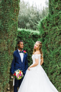 Wedding, newlyweds, young adults, diversity, love, garden Wedding, newlyweds, young adults, diversity, love, garden