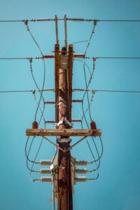 Altmodisch, Strom, Strommast, Energiewende, Nachhaltigkeit Altmodisch, Strom, Strommast, Energiewende, Nachhaltigkeit
