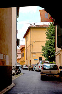 Haus, Gasse, Pisa, Toskana, Italien Haus, Gasse, Pisa, Toskana, Italien