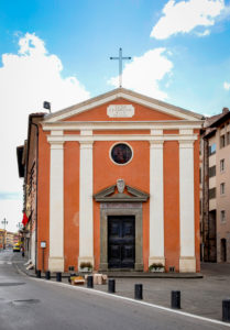 Santa Cristina, Kirche, Gasse, Pisa, Toskana, Italien Santa Cristina, Kirche, Gasse, Pisa, Toskana, Italien