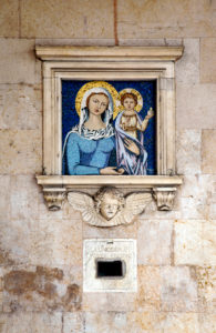 Haus, Mosaik, Pisa, Toskana, Italien Haus, Mosaik, Pisa, Toskana, Italien