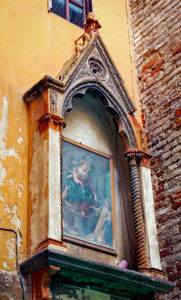 Hauswand, Altar, Pisa, Toskana, Italien Hauswand, Altar, Pisa, Toskana, Italien
