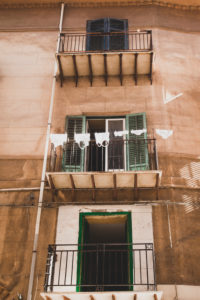Haus, Wäsche, Palermo, Sizilien, Hauptstadt, Großstadt, Italien Haus, Wäsche, Palermo, Sizilien, Hauptstadt, Großstadt, Italien