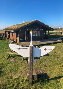 Schleimünde nature reserve, bird watching hut, landscape, Baltic Sea, coast, sea, Schlei, plants, Maasholm, Northern Germany, Schleswig-Holstein, Germany