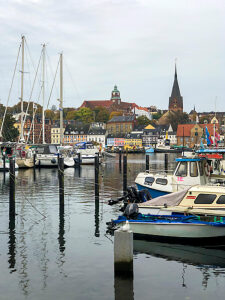 Flensburg, city, Baltic Sea, coast, sea, Flensburg harbor, harbor, Flensborg Havn, northern Germany, fjord, Schleswig-Holstein, Germany