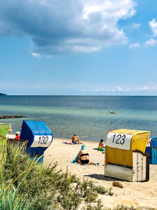 Sierksdorf, Baltic Sea, idyll, shore, landscape, sea, horizon, Ostholstein district, northern Germany, water, Bay of Lübeck, Schleswig-Holstein, Germany