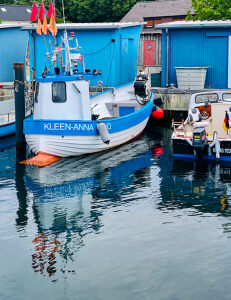 Fishing port, fishing boat, Timmendorfer Strand, Baltic Sea, harbor, shed, Niendorf, Neustädter Bucht, boat, Ostholstein district, Northern Germany, Bay of Lübeck, Schleswig-Holstein, Germany