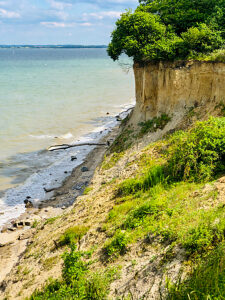 Brodtener Ufer, Brodtener Steilufer, Baltic Sea, stones, shore, landscape, sea, horizon, Hanseatic City of Lübeck, Northern Germany, steep coast, Bay of Lübeck, Schleswig-Holstein, Germany
