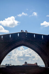 Helsingborg, Kärnan, bridge, Skåne, Skane, Skane län, city, architecture, Sweden, Scandinavia