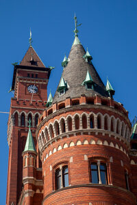 Helsingborg, town hall, tower, Skåne, Skane, Skane län, city, architecture, Sweden, Scandinavia