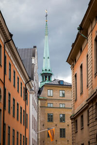 Old Town, Stockholm, church, capital, architecture, Sweden, Scandinavia