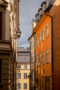 Old Town, Stockholm, alley, capital, architecture, Sweden, Scandinavia
