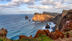 on the hiking trail Ponta de São Lourenço, peninsula on Maderia, Portugal on the hiking trail Ponta de São Lourenço, peninsula on Maderia, Portugal