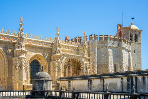 Portugal, Tomar, Santarém district, UNESCO World Heritage Site Convento de Cristo (Convent of Christ), castle and monastery of the Knights Templar, Templar castle, Portugal, Tomar, Santarém district, UNESCO World Heritage Site Convento de Cristo (Convent of Christ), castle and monastery of the Knights Templar, Templar castle,