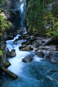 Waterfall, Rosenlaui Valley, Bernese Oberland, Switzerland