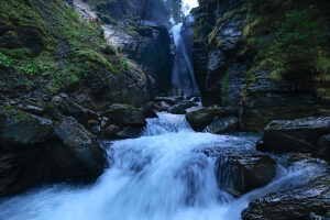 Waterfall, Rosenlaui Valley, Bernese Oberland, Switzerland