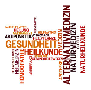 Alternative medicine and nature medicine as a word cloud Alternative medicine and nature medicine as a word cloud