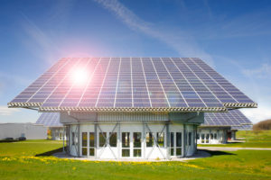 Solar roof for alternative power generation with sunbeams Solar roof for alternative power generation with sunbeams