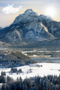 Mount Säuling near Füssen in the Allgäu in Bavaria Mount Säuling near Füssen in the Allgäu in Bavaria