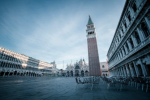 Early in the morning on St. Mark's Square, Venice, Italy Early in the morning on St. Mark's Square, Venice, Italy