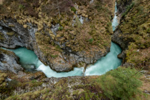 The ghost gorge or also Leutaschklamm with Mittenwald The ghost gorge or also Leutaschklamm with Mittenwald