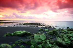 Sunset on the island of Camiguin, Philippines Sunset on the island of Camiguin, Philippines