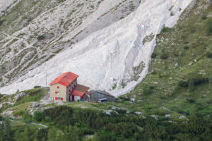 Antonio Berti refuge, Vallon Popera, Comelico-Auronzo-Sesto Dolomites, municipality of Comelico Superiore, province of Belluno, Italy