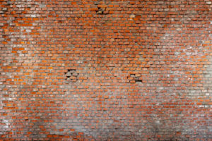 terracotta brick wall, Veneto, Italy