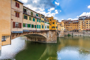 View on the Ponte Vecchio and the Arno river, Florence, Tuscany, Italy View on the Ponte Vecchio and the Arno river, Florence, Tuscany, Italy