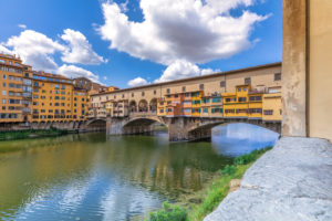 View on the Ponte Vecchio and the Arno river, Florence, Tuscany, Italy View on the Ponte Vecchio and the Arno river, Florence, Tuscany, Italy