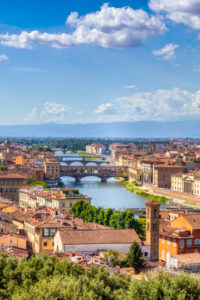 View on the Ponte Vecchio and the Arno river, Florence, Tuscany, Italy View on the Ponte Vecchio and the Arno river, Florence, Tuscany, Italy