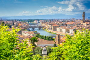 View on the Ponte Vecchio and the Arno river, Florence, Tuscany, Italy View on the Ponte Vecchio and the Arno river, Florence, Tuscany, Italy