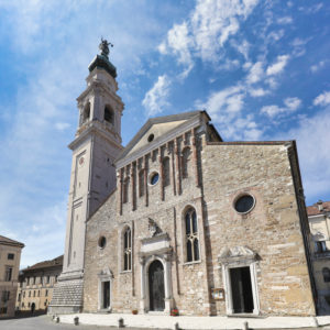 Italy, Veneto, Belluno, Dolomites, the Cathedral or Basilica of San Martino Italy, Veneto, Belluno, Dolomites, the Cathedral or Basilica of San Martino