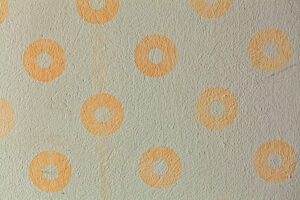Vintage wall decoration in an old-style interior, featuring 1930s-inspired design elements