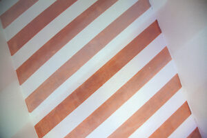 Vintage wall decoration in an old-style interior, featuring 1930s-inspired design elements