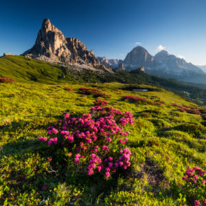 Europe, Italy, Alps, Dolomites, Mountains, Veneto, Belluno, Giau Pass - La Gusela Europe, Italy, Alps, Dolomites, Mountains, Veneto, Belluno, Giau Pass - La Gusela