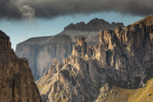 Europe, Italy, Alps, Dolomites, Mountains, Sella - Passo Pordoi Europe, Italy, Alps, Dolomites, Mountains, Sella - Passo Pordoi